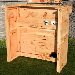 Rustic Wooden Pallet Garden Bar & Pub Shed (100cm)