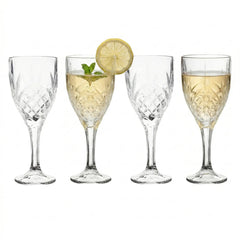 Beaufort Crystal Wine Glasses Set Of Four