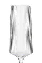 Eldon Set of Four Ribbed Champagne Glasses MOB