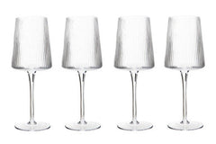 Eldon Set of Four Ribbed Wine Glasses MOB