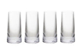 Set of Four Eldon Ribbed Clear Hi Ball Glasses MOB