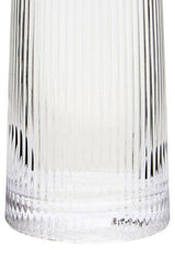 Set of Four Eldon Ribbed Clear Hi Ball Glasses MOB