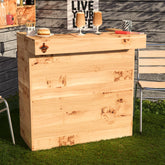 Rustic Wooden Pallet Garden Bar & Pub Shed (100cm)