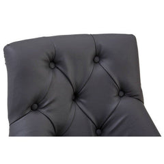 Regents Park Grey Faux Leather Bar Chair