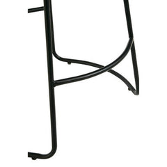 Brixton Faux Leather Bar Stool with Metal Legs