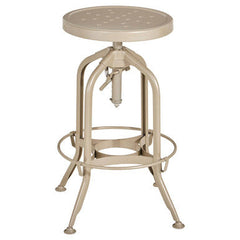 Gator Champagne Finish Adjustable Bar Stool