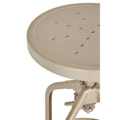 Gator Champagne Finish Adjustable Bar Stool