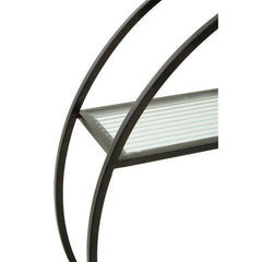 Mataram 3 Tier Round Metal Wall Shelf