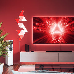 Nanoleaf Shapes Triangles Starter Kit (9 Panels) | Touch-Reactive RGB Wall Lights for Man Caves & Games Rooms
