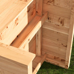 Rustic Wooden Pallet Garden Bar & Pub Shed (100cm)