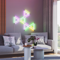 Nanoleaf Lines 60 Degree Starter Kit (15-Pack) | Modular RGB Wall Lights for Man Caves, Home Bars & Games Rooms