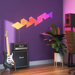 Nanoleaf Shapes Triangles Starter Kit (9 Panels) | Touch-Reactive RGB Wall Lights for Man Caves & Games Rooms