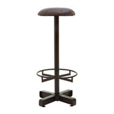 Buffalo Antique Blue Leather Bar Stool