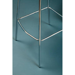 Warton Grey Velvet Bar Chair