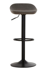 Dalston Set of Two Ash Faux Leather Bar Stools