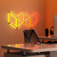 Nanoleaf Lines 60 Degree Starter Kit (15-Pack) | Modular RGB Wall Lights for Man Caves, Home Bars & Games Rooms