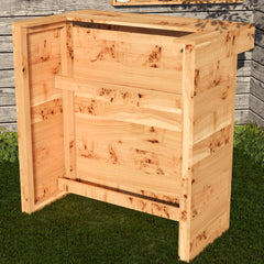 Rustic Wooden Pallet Garden Bar & Pub Shed (100cm)
