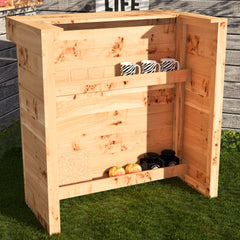 Rustic Wooden Pallet Garden Bar & Pub Shed (100cm)