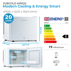 Subcold Aire20 LED Mini Fridge