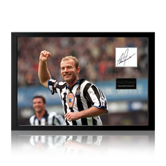 Alan Shearer Signed Newcastle United Cut Iconic Frame