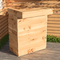 Compact Rustic Wooden Pallet Garden Bar & Pub Shed