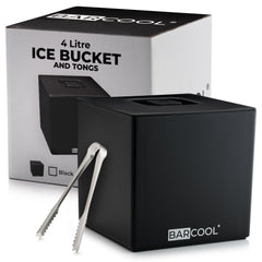 Barcool 4L Ice Bucket Square - Black