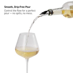 Barcool Wing Corkscrew with Pourer & Stopper | 3-in-1 Wine & Beer Opener