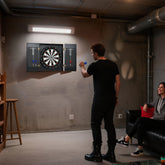 SPORTNOW Bristle Dartboard with Cabinet, 6 Steel Tip Darts, Cabinet