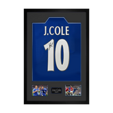 Joe Cole Signed Chelsea Shirt Premium Frame