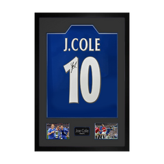 Joe Cole Signed Chelsea Shirt Premium Frame