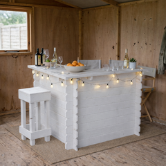 Wooden Interlock Corner Bar