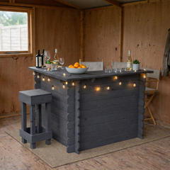 Wooden Interlock Corner Bar