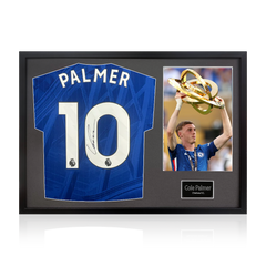 Cole Palmer Signed Chelsea Shirt Classic Frame