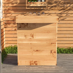 Compact Rustic Wooden Pallet Garden Bar & Pub Shed