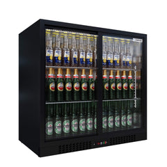 Empire Double Door 208L Bottle Cooler – B Energy Rated Sliding Door Commercial Back Bar Fridge | CL-210S