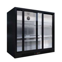 Empire Double Door 208L Bottle Cooler – B Energy Rated Sliding Door Commercial Back Bar Fridge | CL-210S