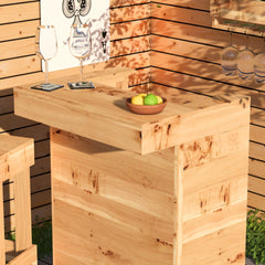 Compact Rustic Wooden Pallet Garden Bar & Pub Shed