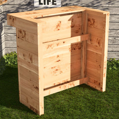 Rustic Wooden Pallet Garden Bar & Pub Shed (100cm)