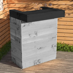 Compact Rustic Wooden Pallet Garden Bar & Pub Shed