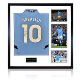Jack Grealish Signed Manchester City 24/25 Shirt Elite Frame