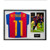 Neymar Jr Signed FC Barcelona Shirt Classic Frame