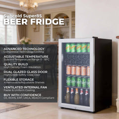 Subcold Super 85 LED Beer Fridge