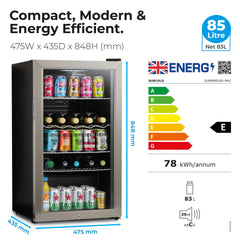 Subcold Super 85 LED Beer Fridge