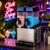 Slush Machine 2 x 12L Dual Tank Frozen Drink Maker
