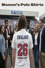 England World Cup 26 Premium Pique Polo Shirt