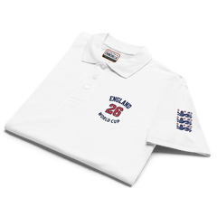 England World Cup 26 Premium Pique Polo Shirt
