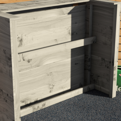 Rustic Wooden Garden Bar