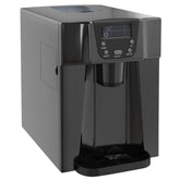 HOMCOM Ice Maker Machine and Water Dispenser No Plumbing Required Black