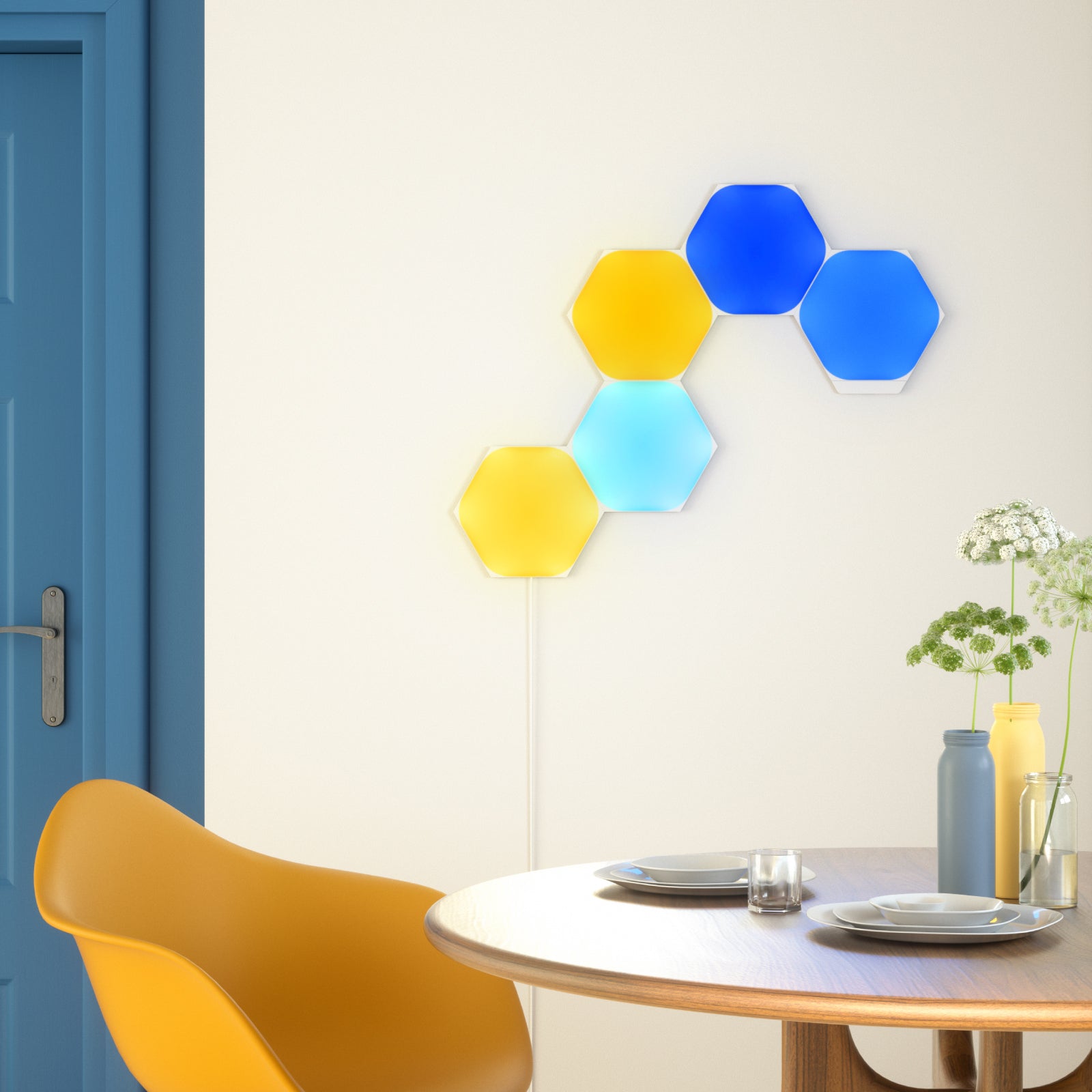 Nanoleaf Shapes Hexagons RGB Wall Lights | Man Cave Geek
