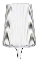 Eldon Set of Four Ribbed Wine Glasses MOB